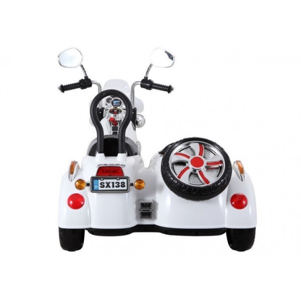 Дитячий електробайк з коляскою LEANToys SX138