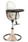 Стульчик Bloom Fresco Chrome Rosegold/black с вкладкой