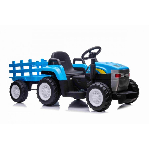Дитячий електромобіль Ramiz трактор з прицепом New Holland T7