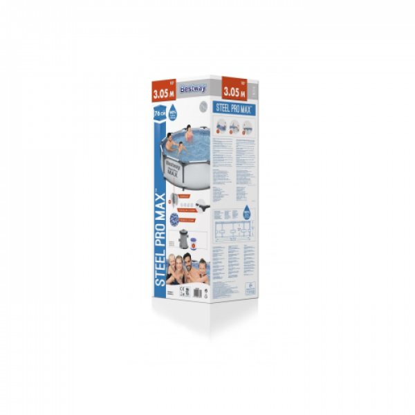 Каркасний круглий басейн Bestway 8в1 305x76 см 56408