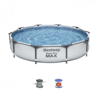 Каркасный круглый бассейн Bestway 8в1 305x76 см 56408