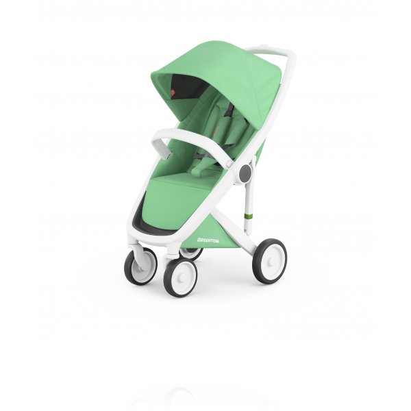 Прогулянкова коляска Greentom Classic шасі White