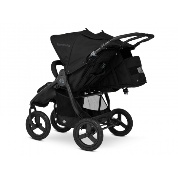 Прогулянкова коляска для двійні Bumbleride Indie Twin Matte Black