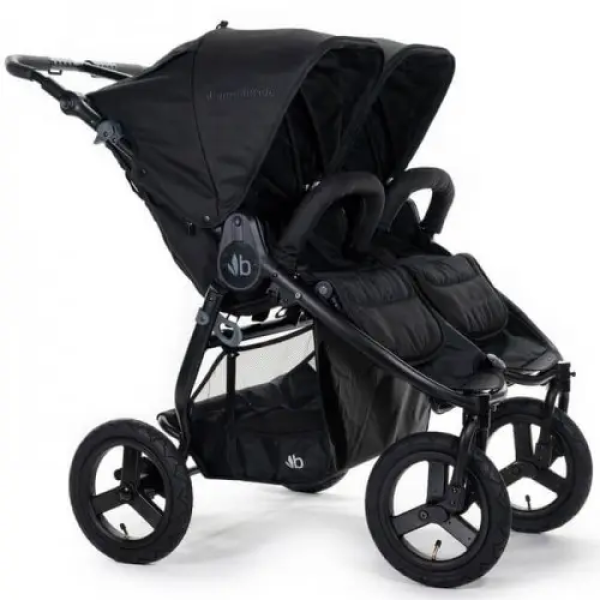 Коляска 2в1 для двойни Bumbleride Indie Twin Matte Black