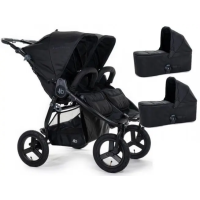 Коляска 2в1 для двійні Bumbleride Indie Twin Matte Black