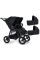 Коляска 2в1 для двойни Bumbleride Indie Twin Matte Black