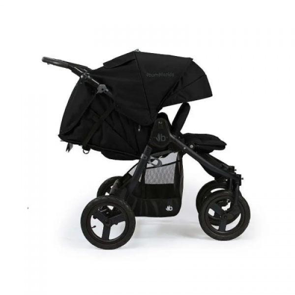 Коляска 2в1 для двойни Bumbleride Indie Twin Matte Black