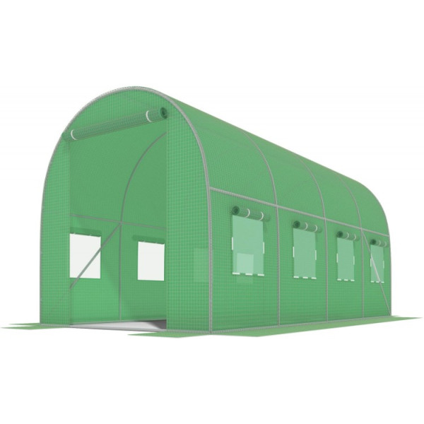 Теплица-парник с окнами 9 м2 FunFit 450х200х200 см