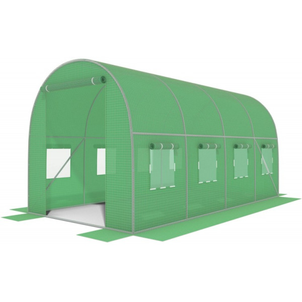 Теплица-парник с окнами 9 м2 FunFit 450х200х200 см
