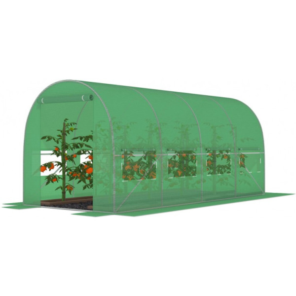 Теплица-парник с окнами 9 м2 FunFit 450х200х200 см