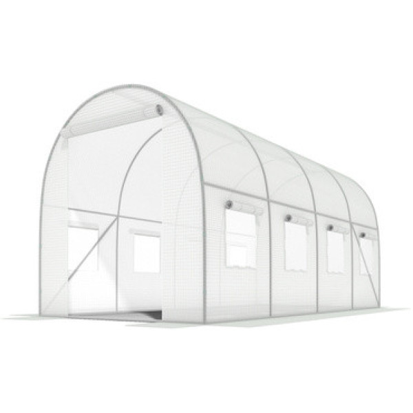 Теплица-парник с окнами 9 м2 FunFit 450х200х200 см