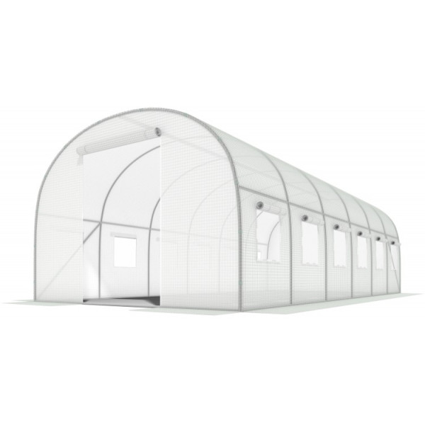 Теплица-парник с окнами 18 м2 FunFit 1463 600х300х200 см