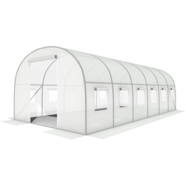 Теплица-парник с окнами 18 м2 FunFit 1463 600х300х200 см