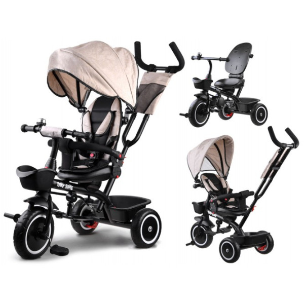 Дитячий трьохколісний велосипед Tiny Bike 3в1 SP0650 Beige