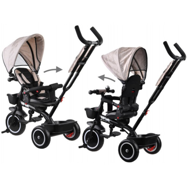Дитячий трьохколісний велосипед Tiny Bike 3в1 SP0650 Beige