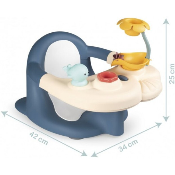 Стульчик для купания с игровой панелью Smoby Blue