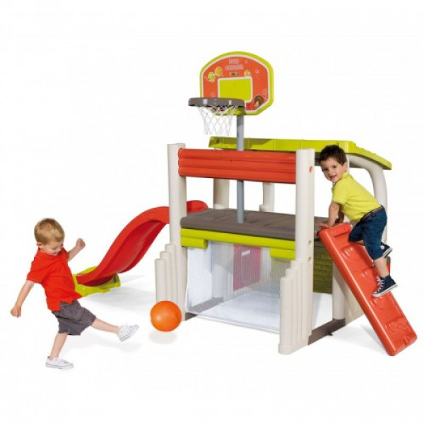 Игровая площадка Smoby Slide House с дополнительными элементами