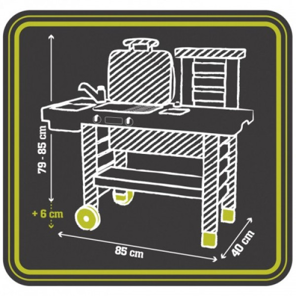 Игровой набор Smoby Garden Kitchen Grill