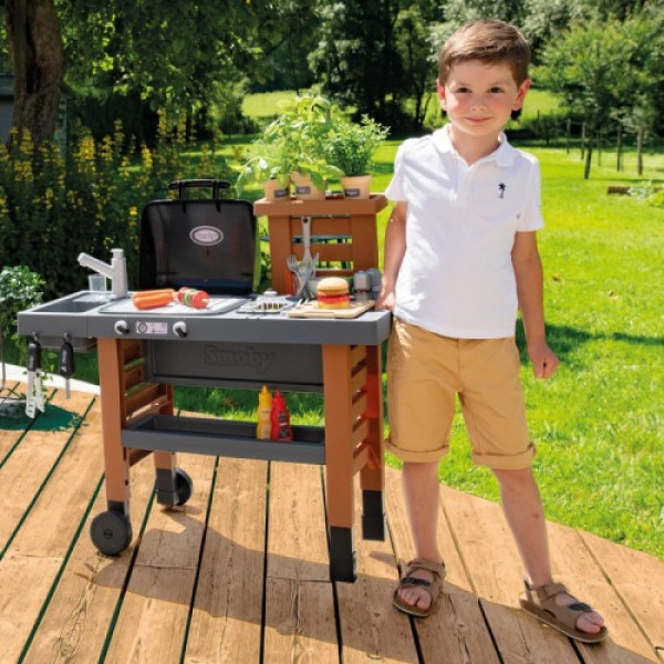 Игровой набор Smoby Garden Kitchen Grill