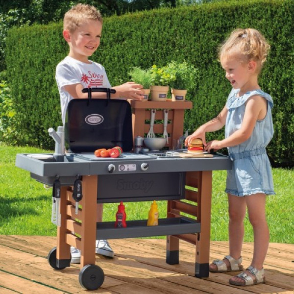 Игровой набор Smoby Garden Kitchen Grill