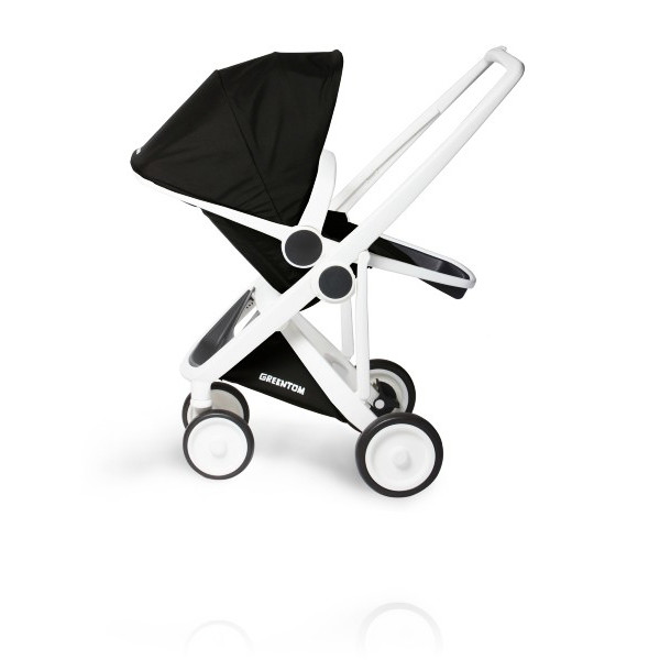 Прогулянкова коляска Greentom Reversible шасі White