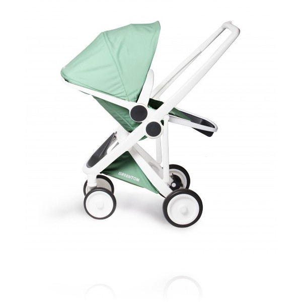 Прогулянкова коляска Greentom Reversible шасі White