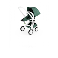 Прогулянкова коляска Greentom Reversible шасі White