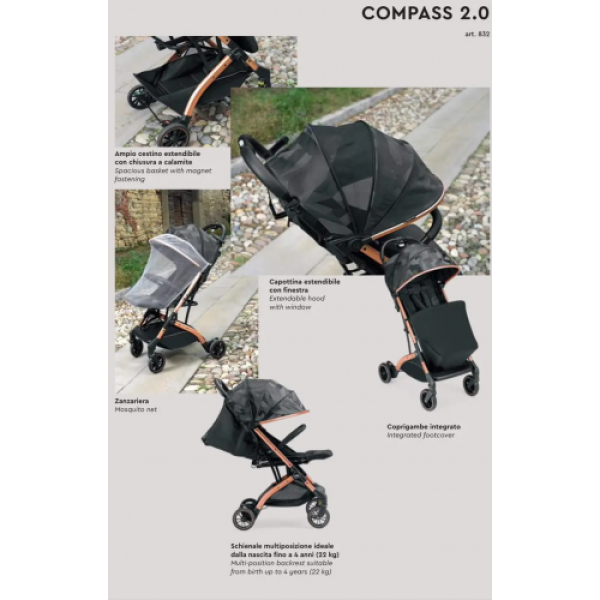 Прогулянкова коляска Cam Compass 2.0