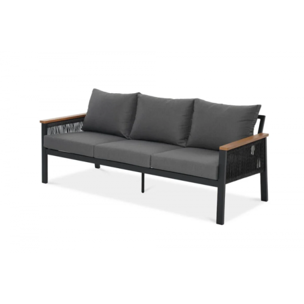 Комплект садових меблів ASCONA DINNING Dark Grey