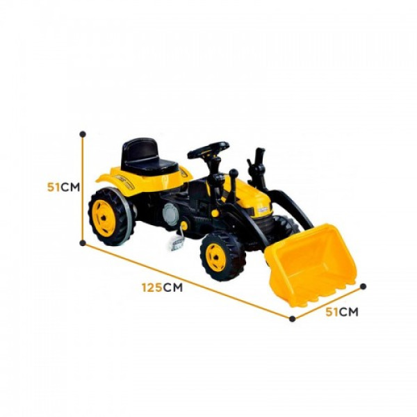 Детский трактор на педали Woopie Farmer MaxTrac Classic 28415