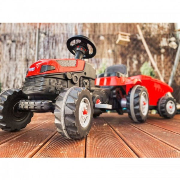 Дитячий трактор на педалі з причіпом Woopie Farmer GoTrac MAXI