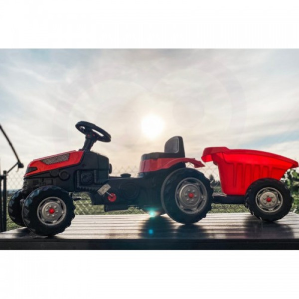 Дитячий трактор на педалі з причіпом Woopie Farmer GoTrac MAXI