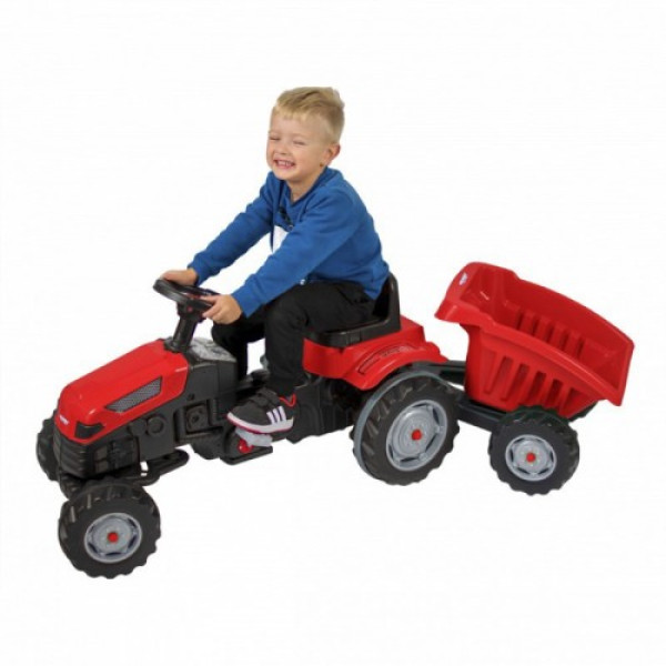 Дитячий трактор на педалі з причіпом Woopie Farmer GoTrac MAXI