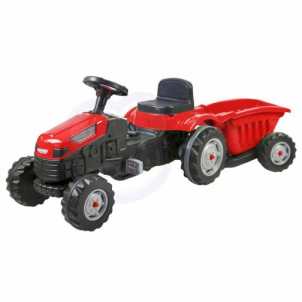 Дитячий трактор на педалі з причіпом Woopie Farmer GoTrac MAXI