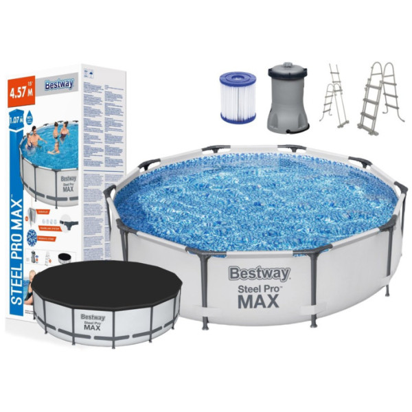 Каркасный бассейн Bestway 457x107см 11в1 56488