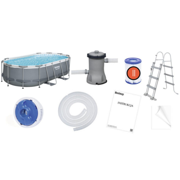 Каркасний басейн Bestway 427x250x100см 10в1 56620