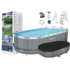 Каркасный бассейн Bestway 5,49x2,74x1,22м 9в1 56710