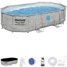Каркасный бассейн Bestway 488x305x107см 11в1 56946
