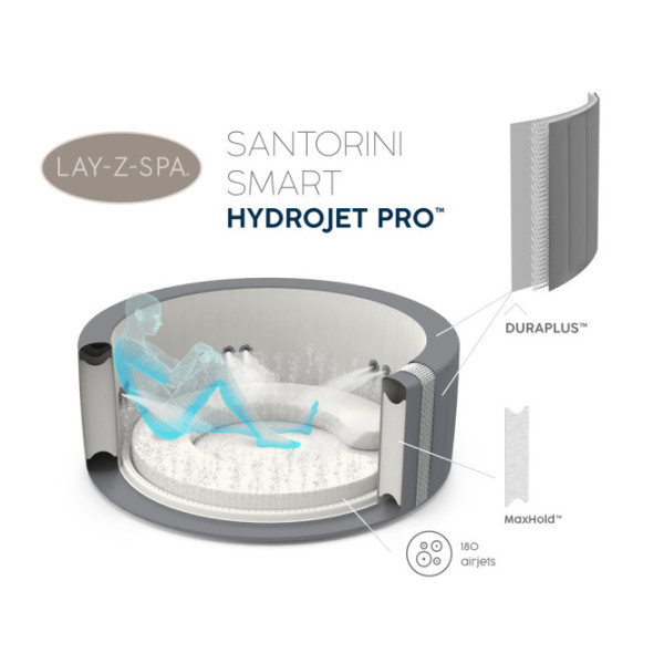 Джакузи Bestway Lay-Z-Spa SANTORINI 60075