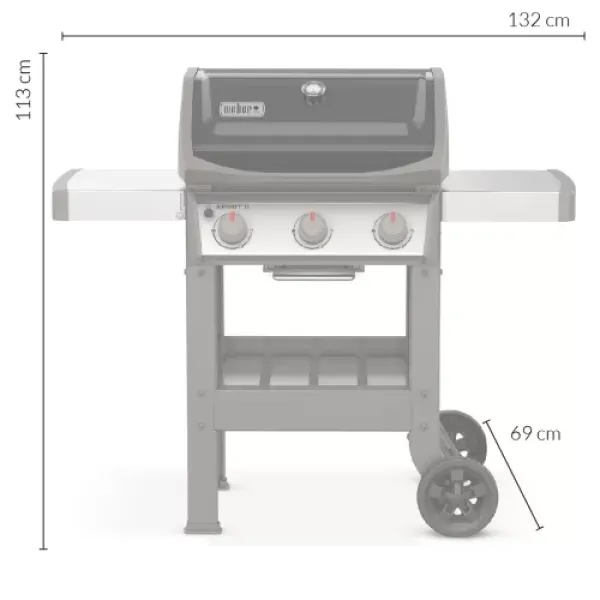 Газовый садовый гриль WEBER Spirit II E-310 GBS