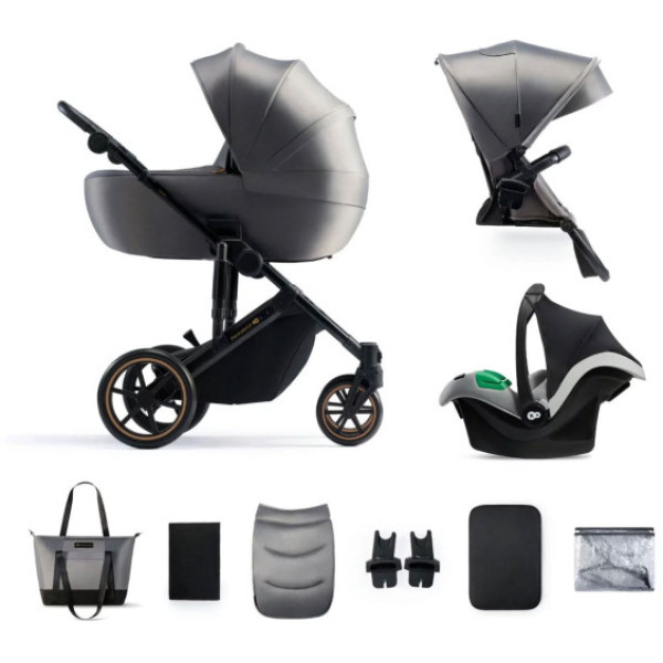Коляска 3в1 Kinderkraft PRIME 2 Mink Pro