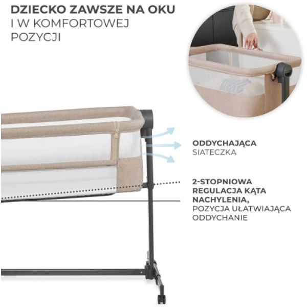 Ліжечко-манеж Kinderkraft NESTE UP 2