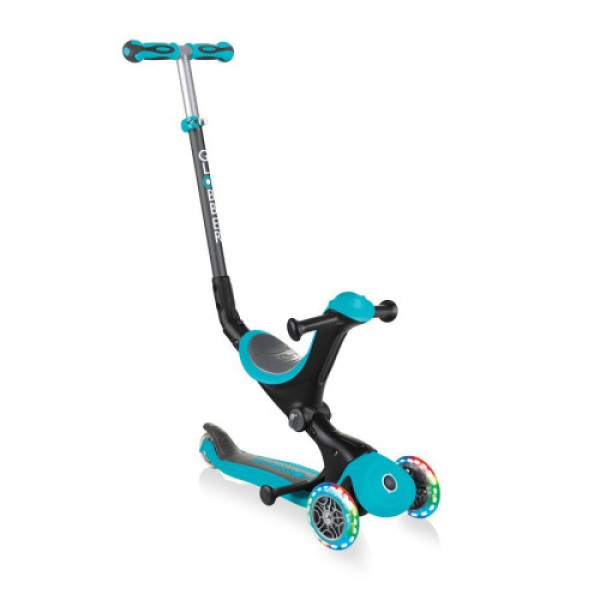 Детский самокат 3в1 Globber с сиденьем GO UP DELUXE LIGHTS