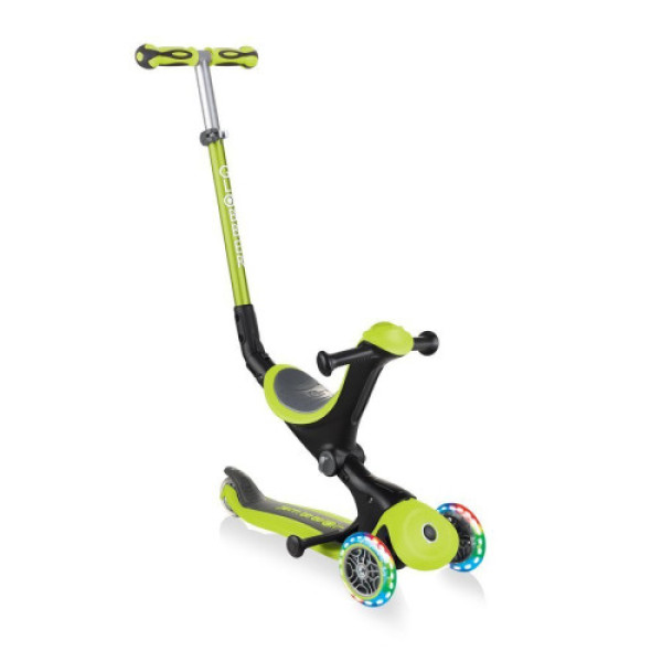 Детский самокат 3в1 Globber с сиденьем GO UP DELUXE LIGHTS