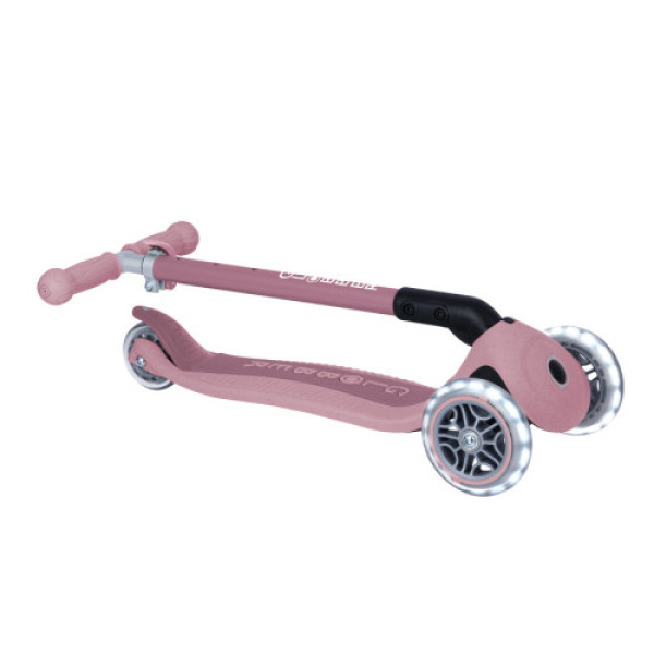 Дитячий триколісний самокат Globber PRIMO FOLDABLE LIGHTS ECOLOGIC