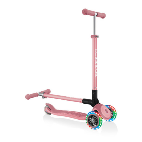 Дитячий триколісний самокат Globber PRIMO FOLDABLE PLUS LIGHTS