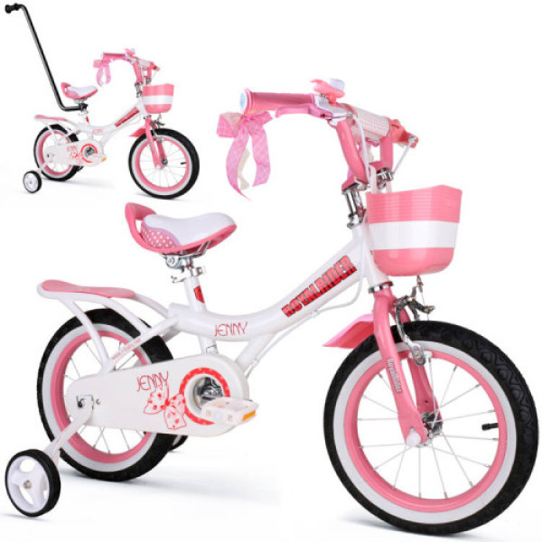 Детский велосипед RoyalBaby JENNY 14'' RO0103 с корзиной