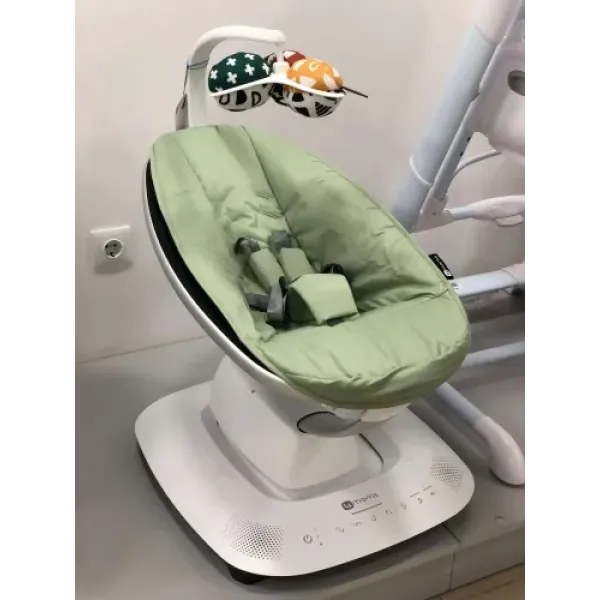 Крісло-гойдалка 4Moms MamaRoo 5.0 Sage