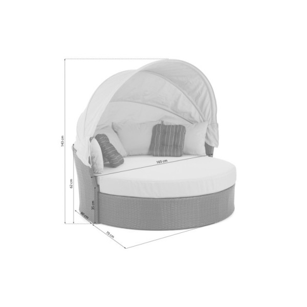 Садовый диван с накрытием HOME & GARDEN Sydney