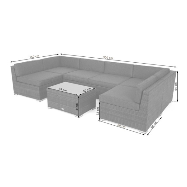 Комплект садовой мебели HOME & GARDEN Kansas Maxi